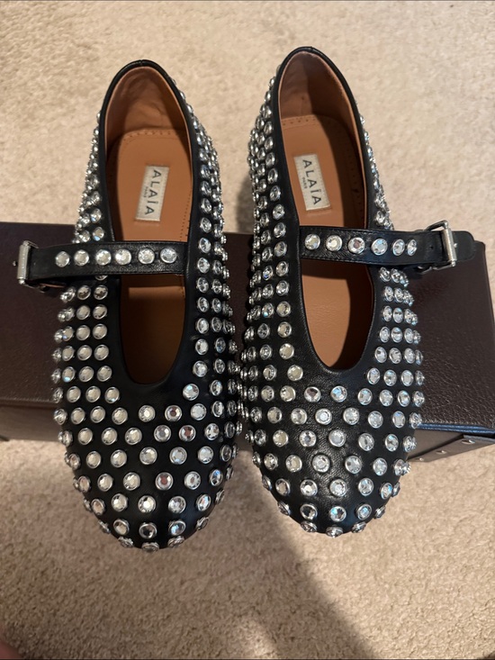 Alaia Shoes - Alaia Studded Ballet Flats 37.5 excellent condition